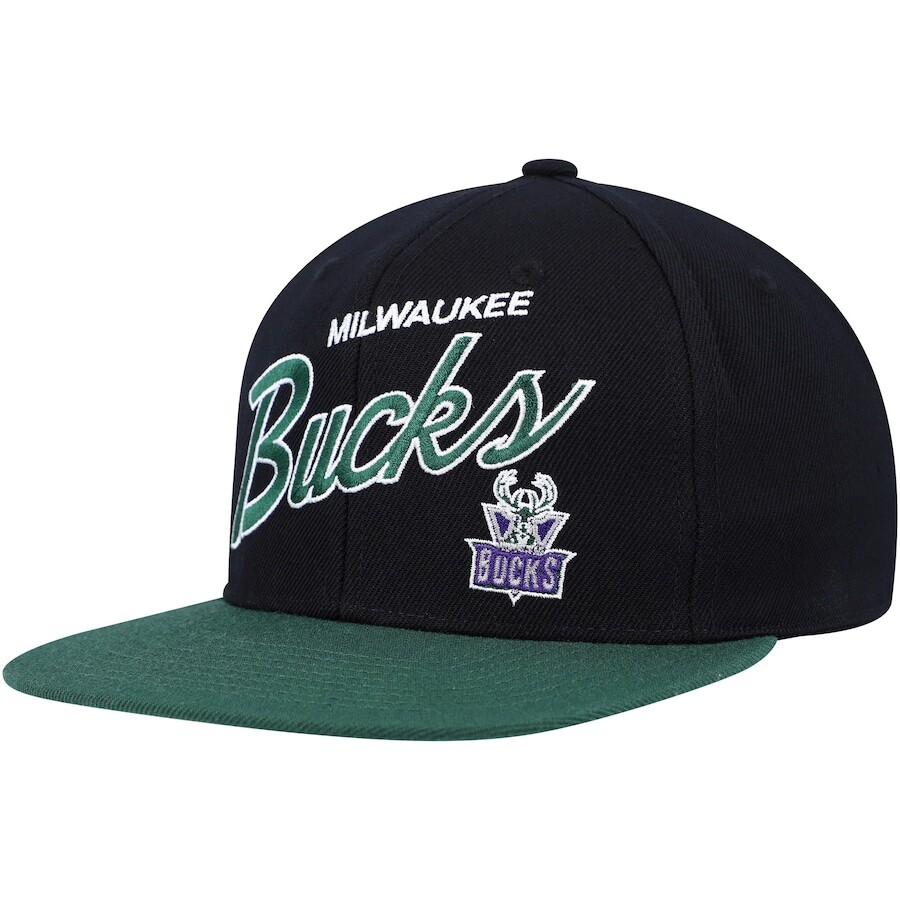 

Бейсболка Mitchell & Ness Milwaukee Bucks, черный