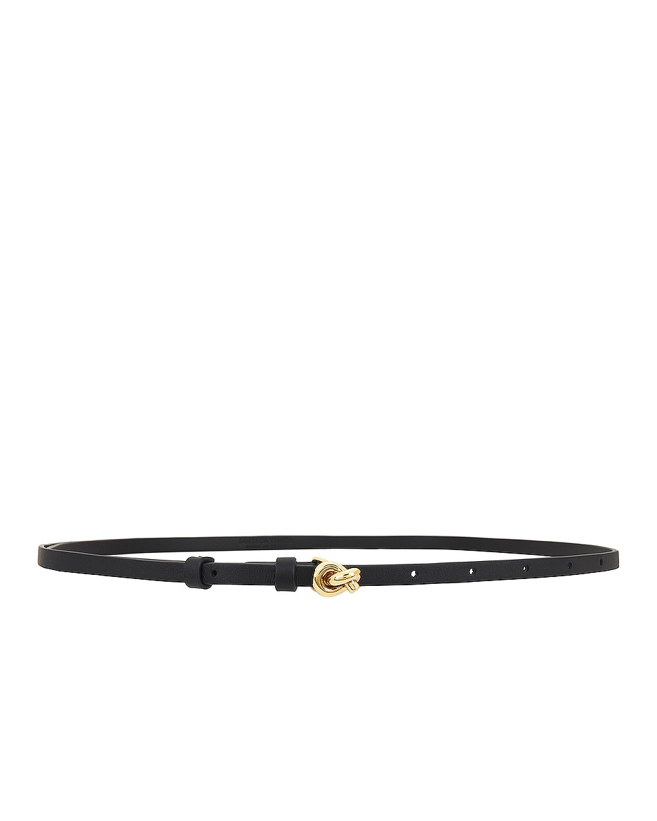цена Ремень Bottega Veneta Mini Pendant, цвет Black & Brass