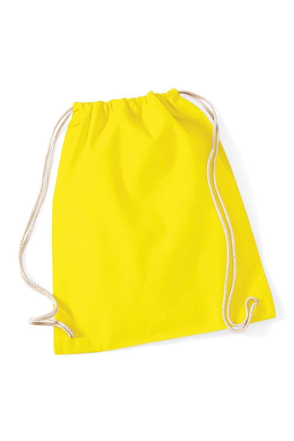 Хлопковая сумка Gymsac - 12 литров Westford Mill, желтый