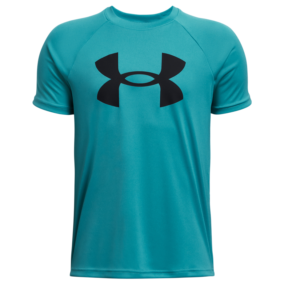 Функциональная рубашка Under Armour Kid's Tech Big Logo S/S, цвет Circuit Teal футболка under armour с короткими рукавами under armour черный