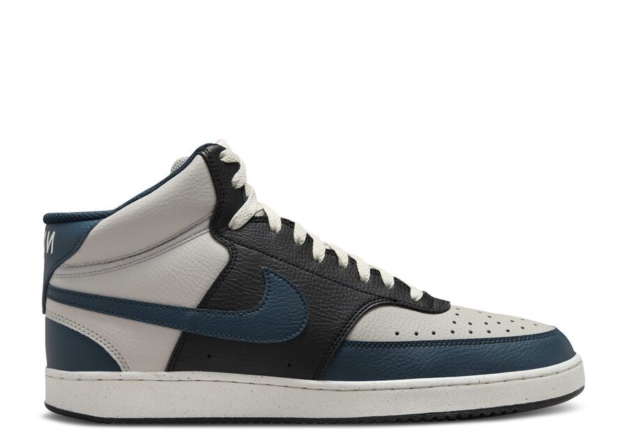 

Кроссовки Nike Court Vision Mid Next Nature, цвет Light Iron Ore Armory Navy