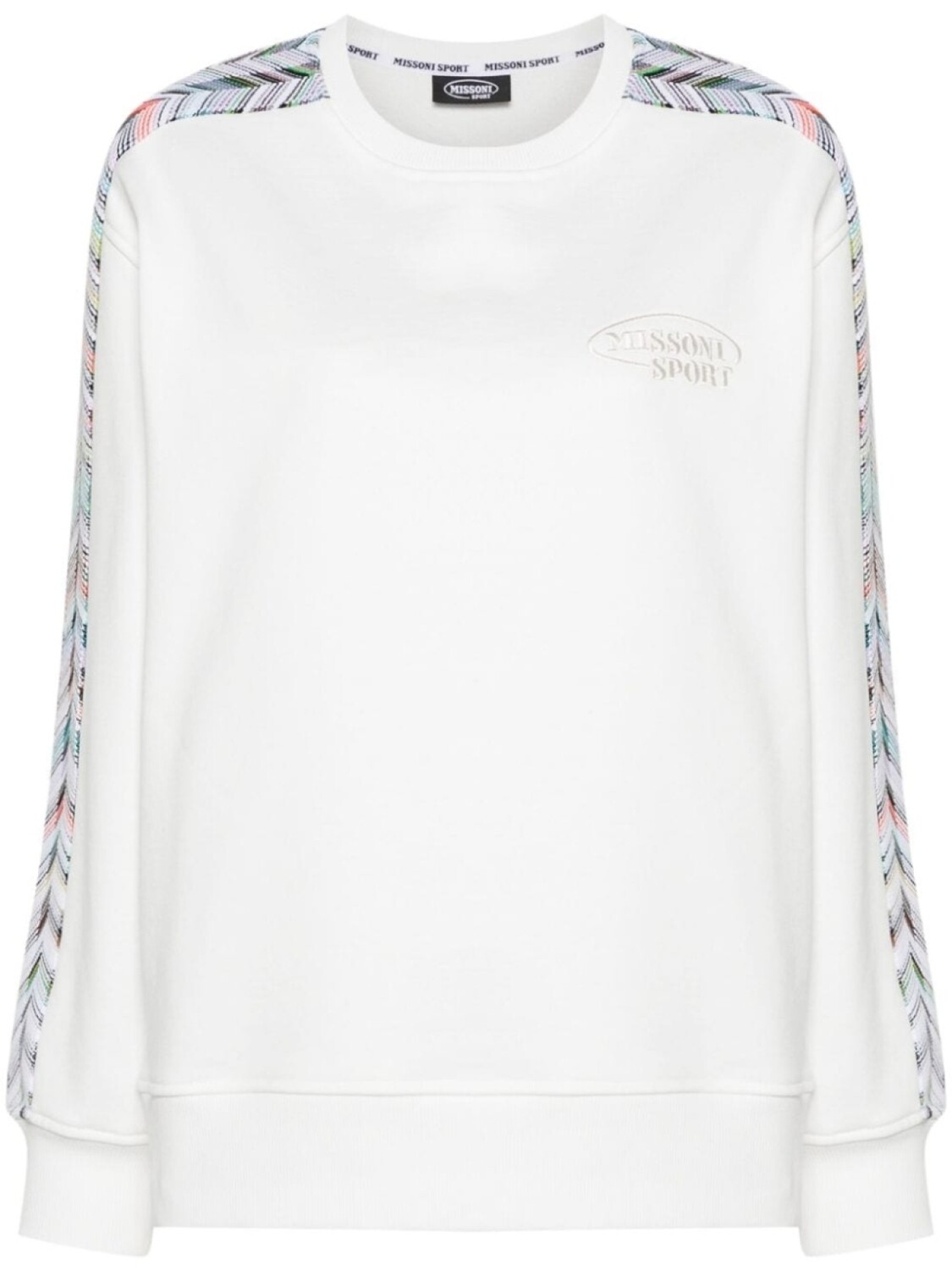 

Missoni толстовка с узором зигзаг, белый
