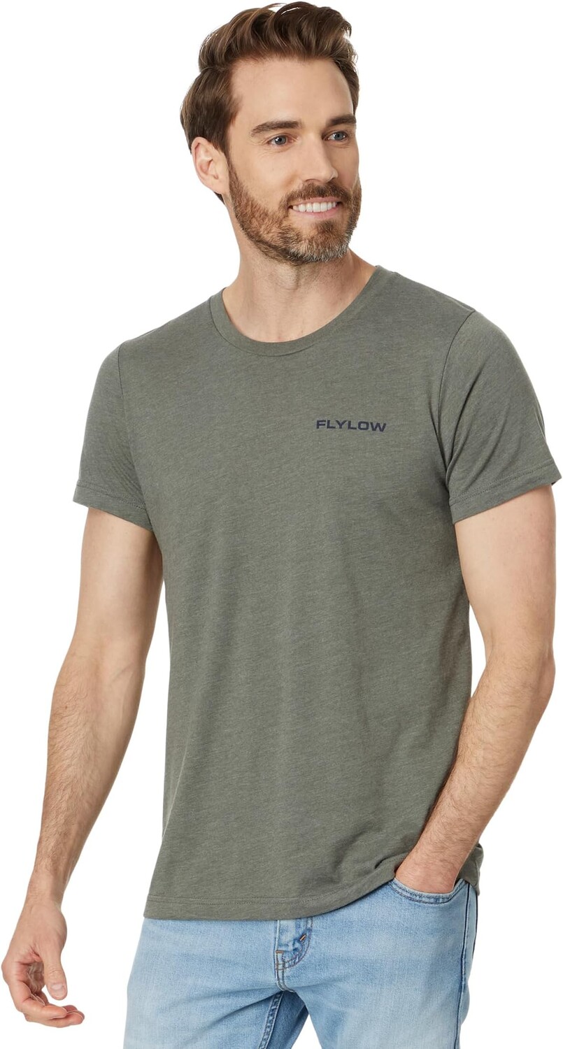 

Футболка Flylow Surf Logo Short Sleeve Tee, цвет Boa Heather