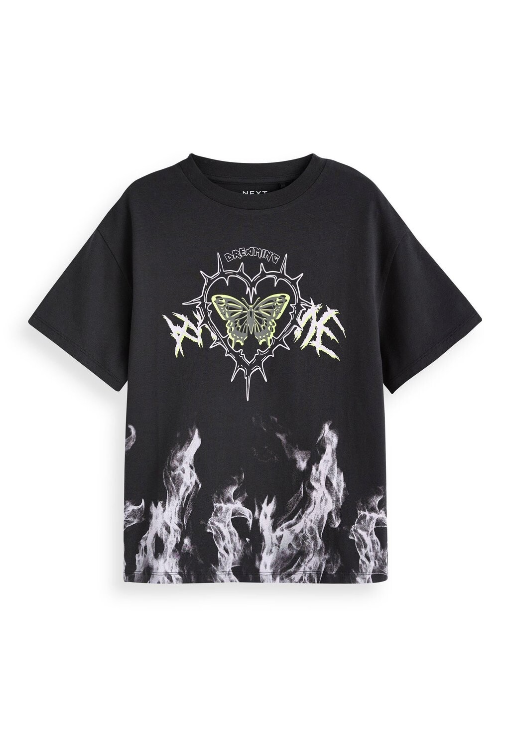 

Футболка с принтом Oversized Graphic Next, черный