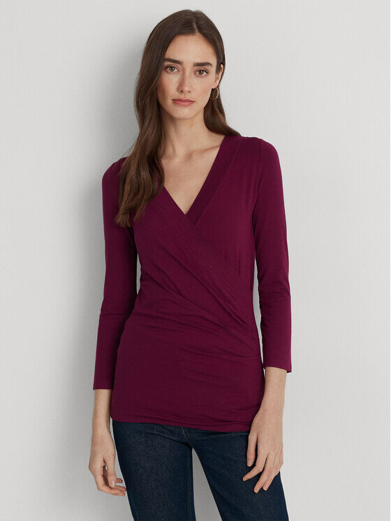 

Узкая блузка Lauren Ralph Lauren, фиолетовый