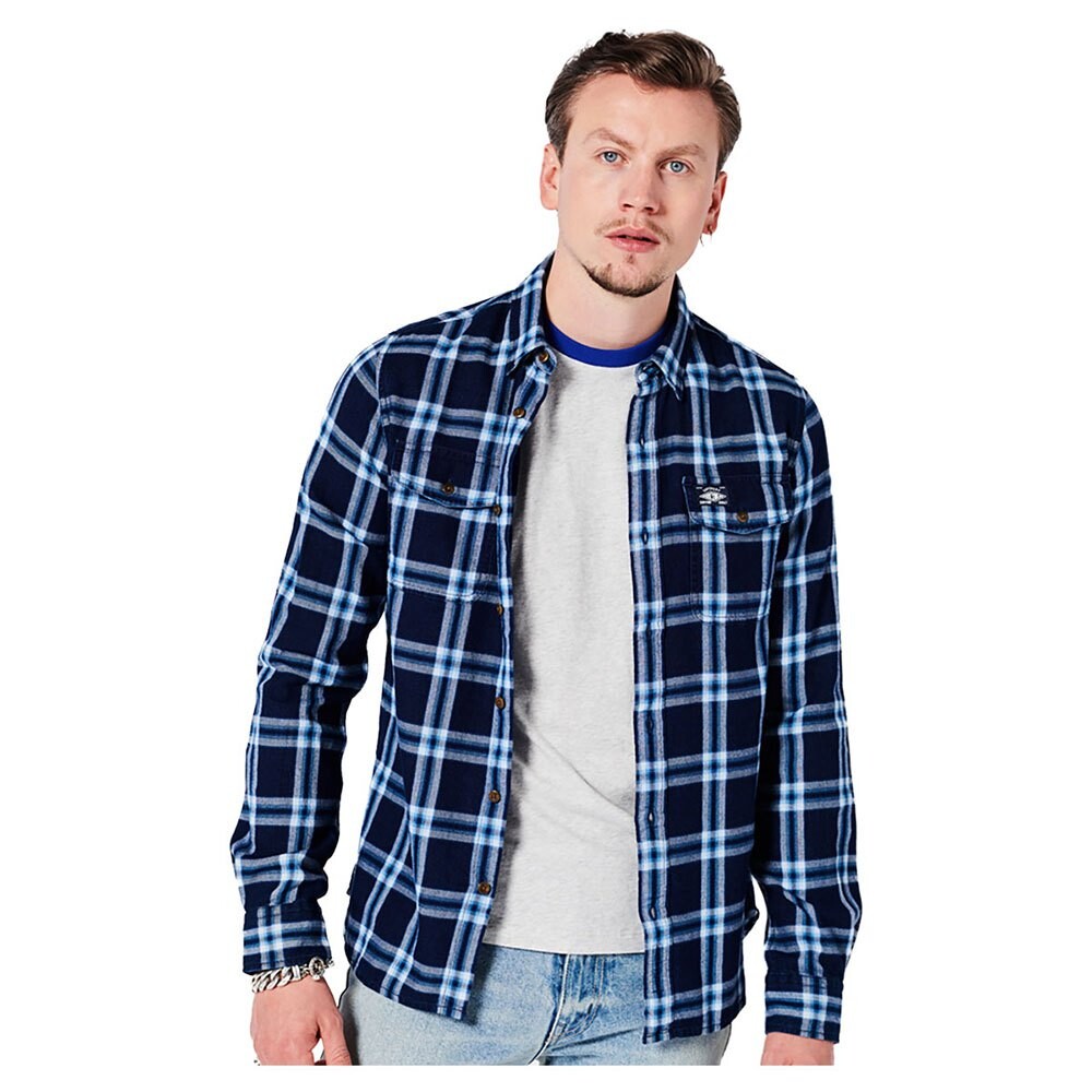 

Рубашка Superdry Vintage Trailsman, синий