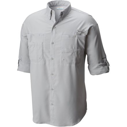 Рубашка с длинными рукавами Tamiami II мужская Columbia, серый