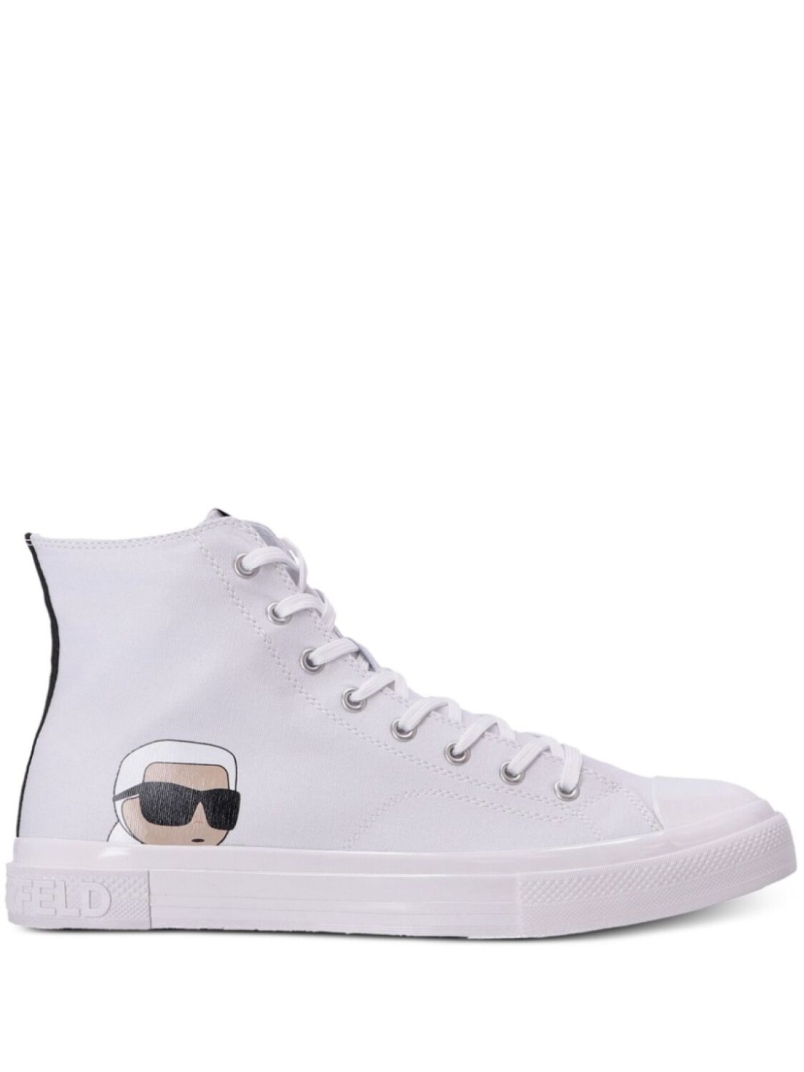 

Karl Lagerfeld высокие кеды Kampus Max, белый