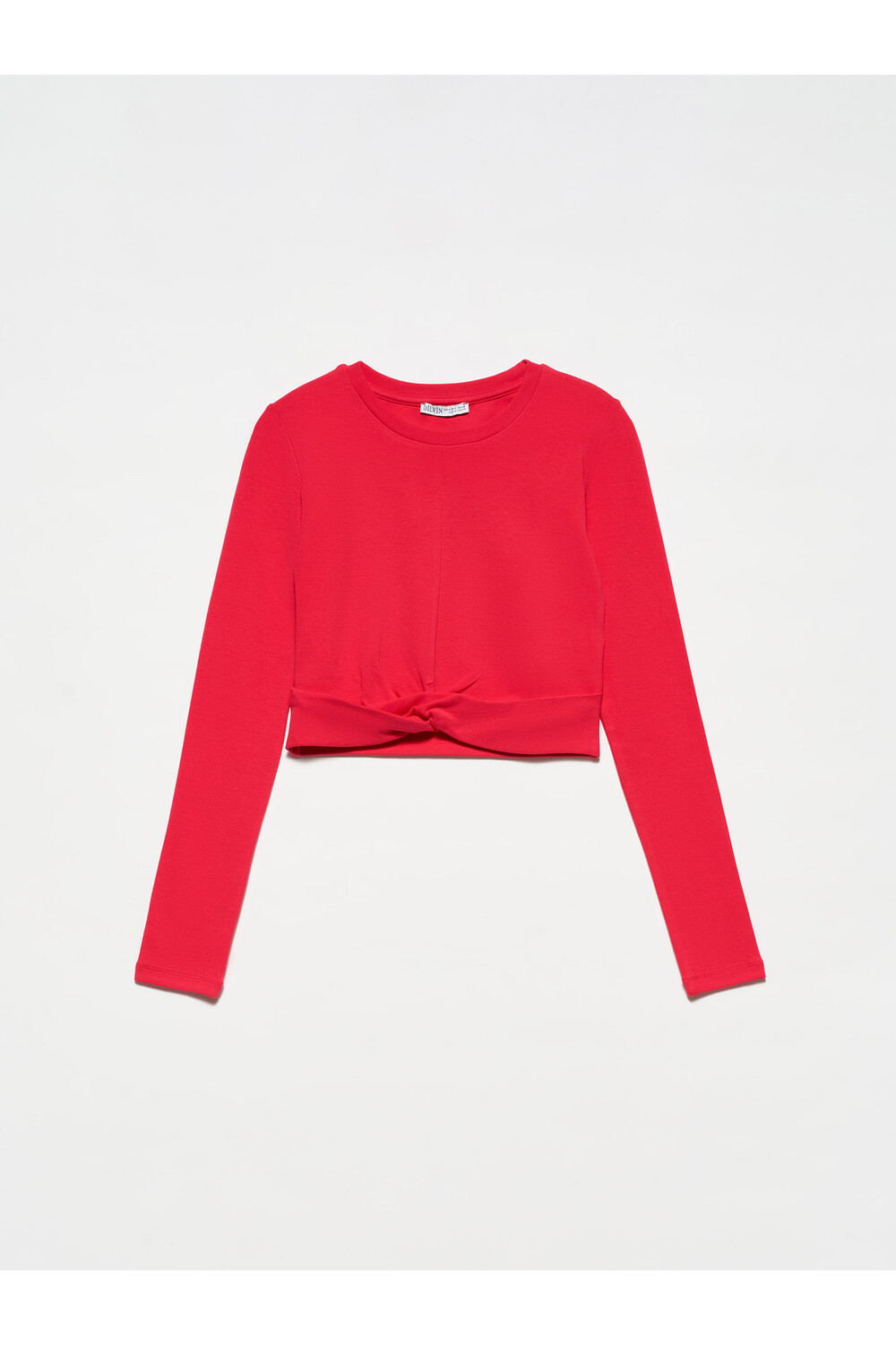 

Knotted Crop Top-темная Фуксия Dilvin, розовый