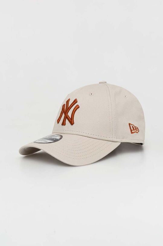 

Хлопковая бейсболка New Era, бежевый