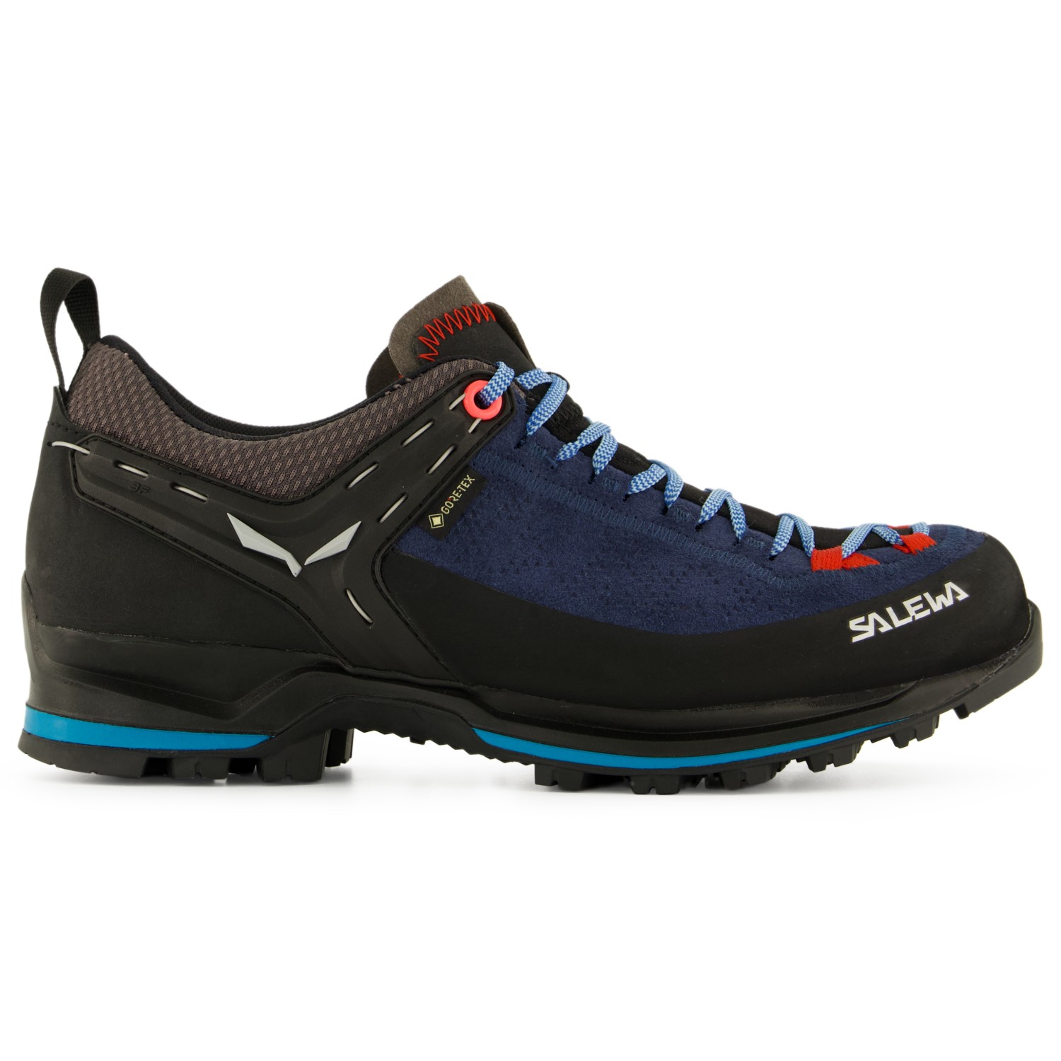 мультиспортивная обувь salewa alp trainer 2 gtx цвет bungee cord black Мультиспортивная обувь Salewa Women's Mountain Trainer 2 GTX, цвет Dark Denim/Fluo Coral