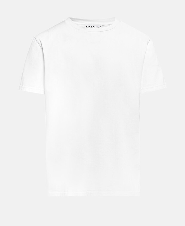 

Футболка Moschino, цвет Wool White