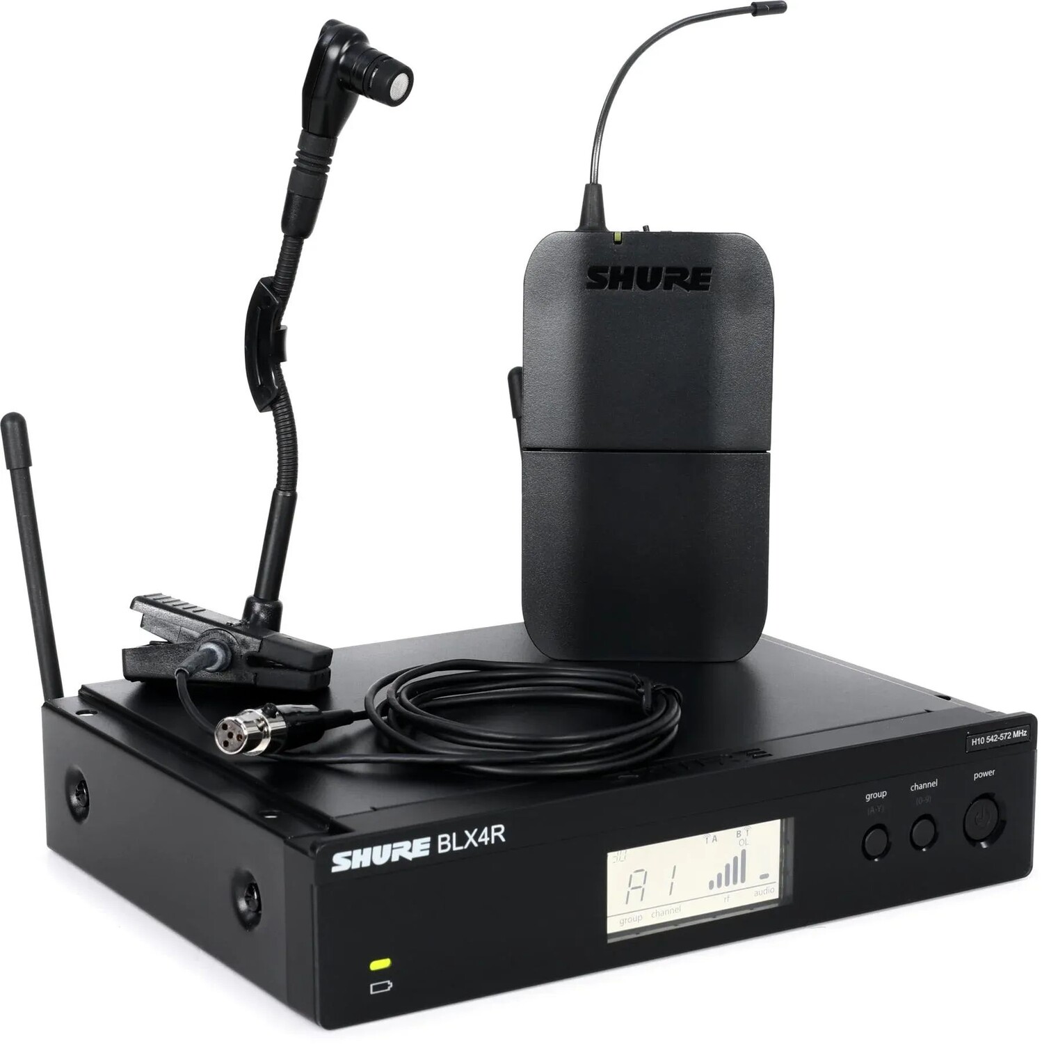 

Беспроводная инструментальная микрофонная система Shure BLX14R/B98 — диапазон H10