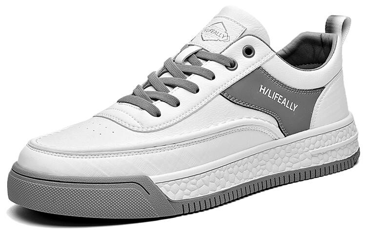 

Кеды мужские, обувь для скейтбординга низкая Hla, цвет White Gray