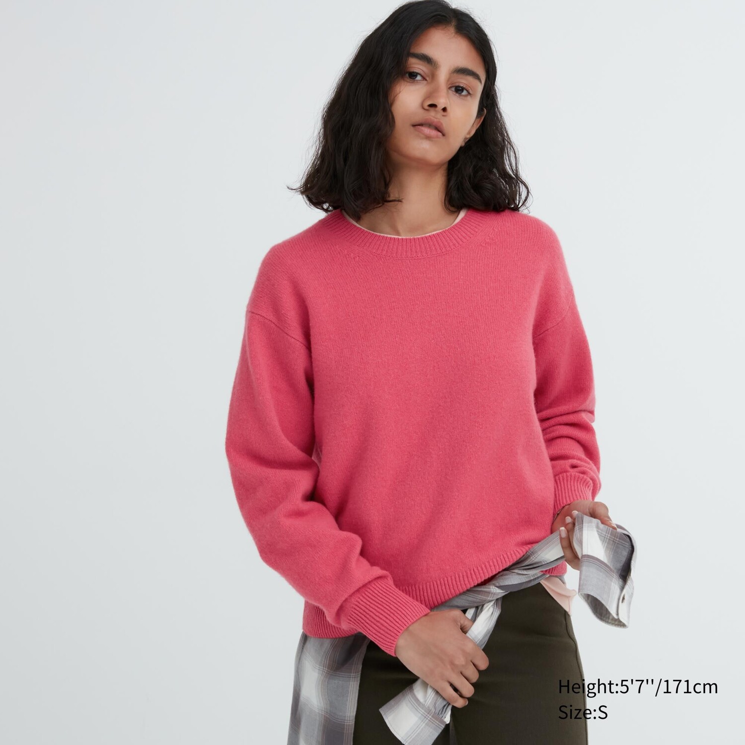 

Свитер Uniqlo женский шерстяной, розовый