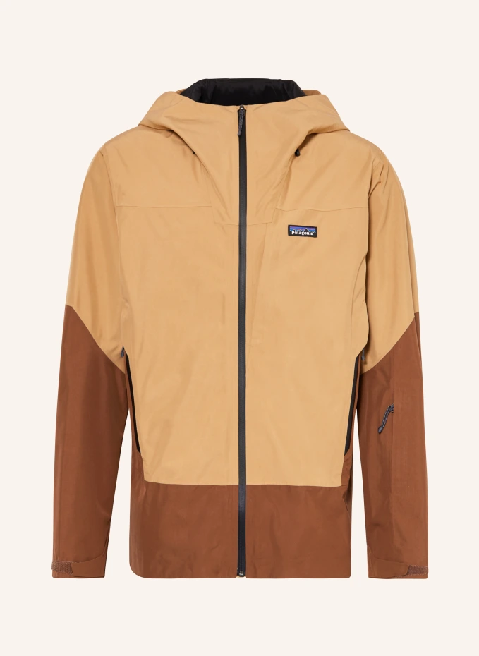 Лыжная куртка storm shift Patagonia, коричневый