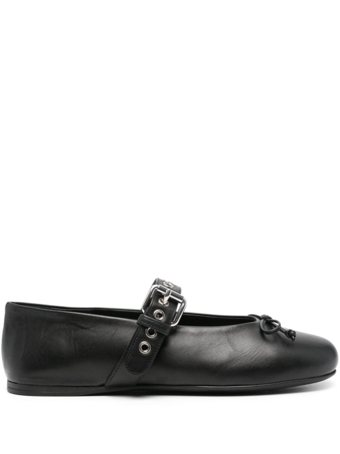 

Miu Miu кожаные балетки, черный