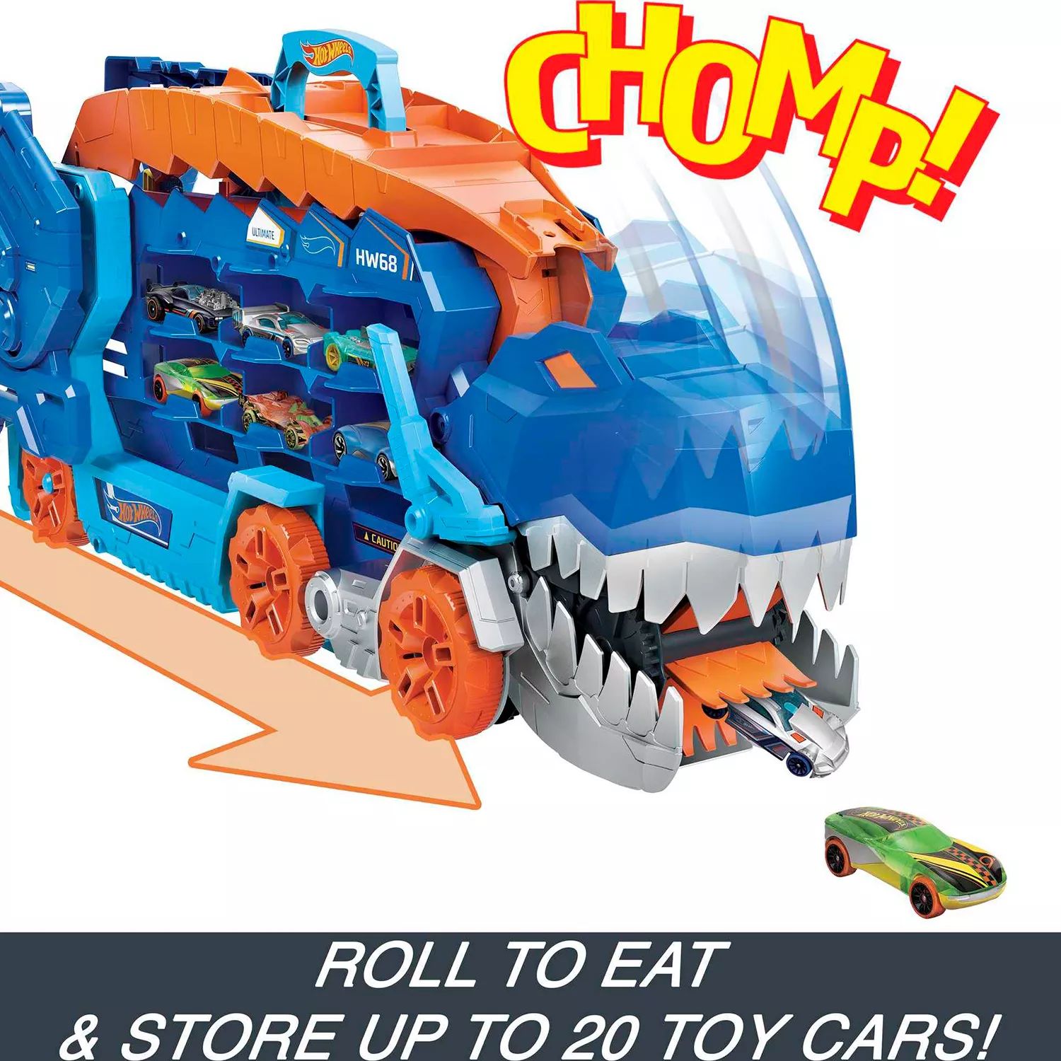 

Mattel Hot Wheels T-Rex с гоночным треком City Ultimate Hauler Mattel