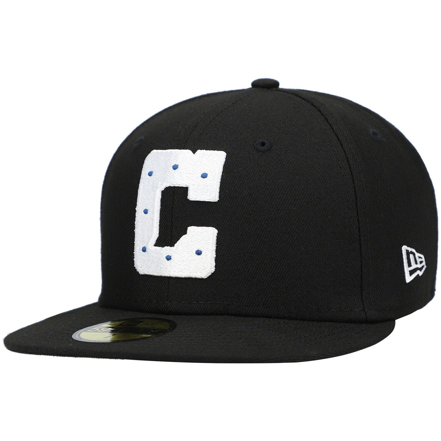 

Мужская облегающая шляпа New Era Black Indianapolis Colts Logo Omaha 59FIFTY