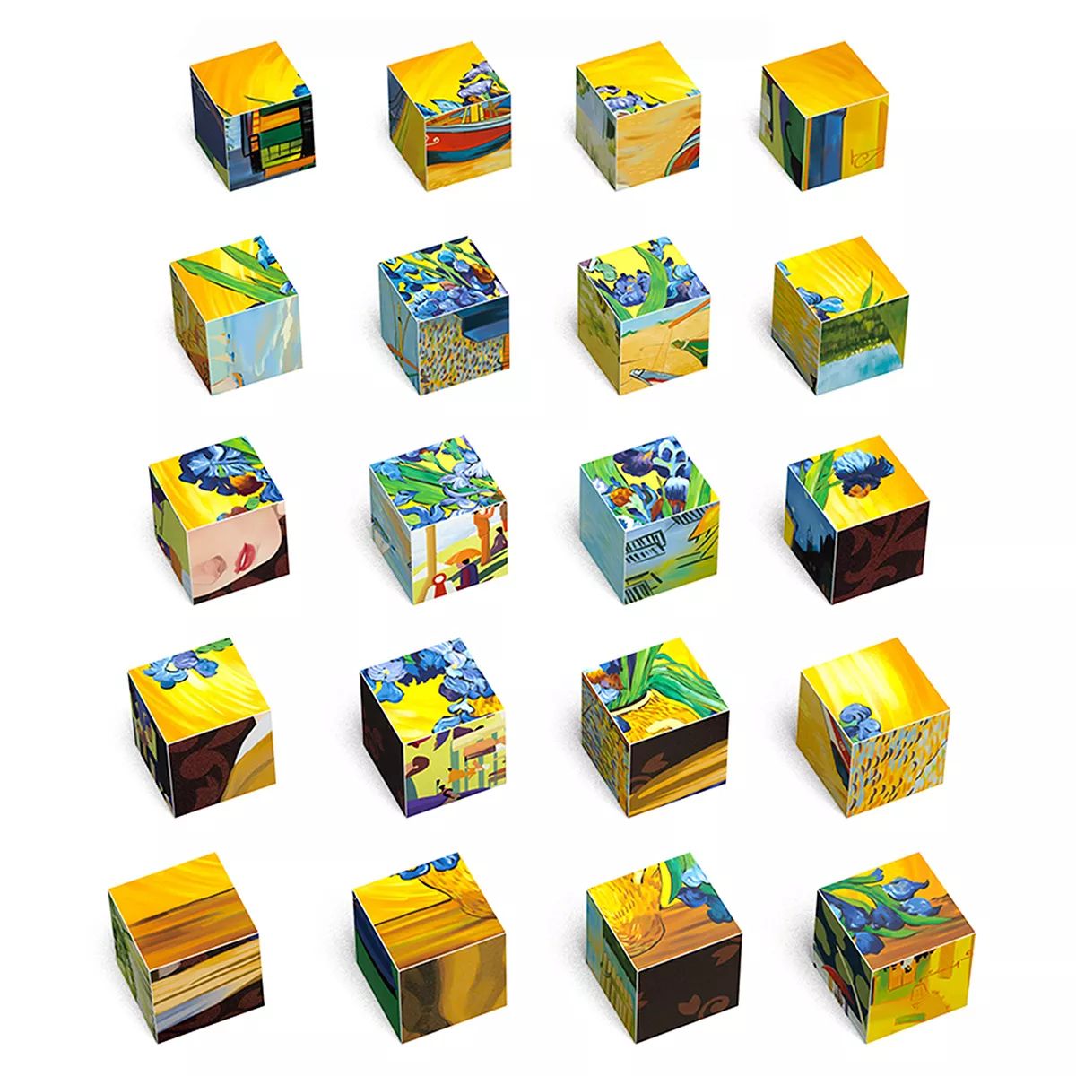 Набор из 20 всемирно известных художественных кубиков-пазлов Picassotiles слово архитектору принципы мнения и афоризмы всемирно известных дизайнеров