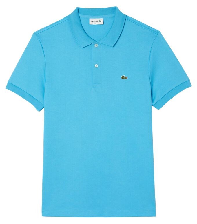 

Рубашка поло стандартного кроя с короткими рукавами Lacoste, синий