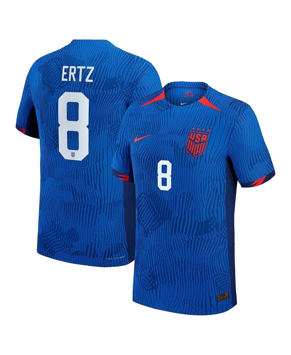 

Мужская выездная футболка Julie Ertz Royal USWNT 2023 Authentic Player Nike