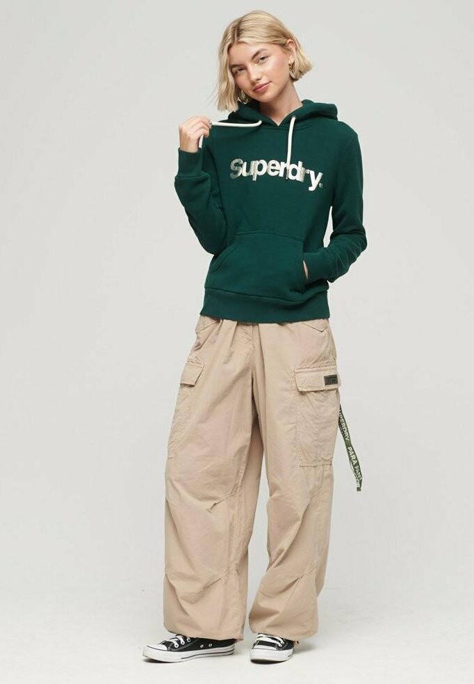 

Толстовка Superdry CORE LOGO, цвет pine green