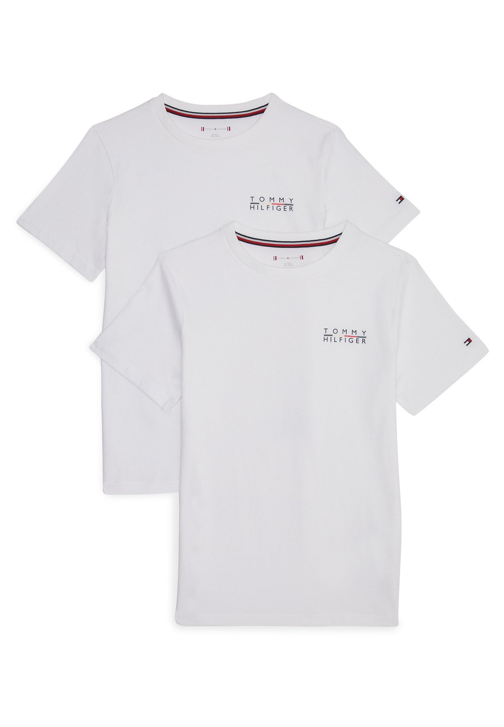 Базовая футболка SHORT SLEEVE TEE UNISEX 2 PACK Tommy Hilfiger, цвет white two pack
