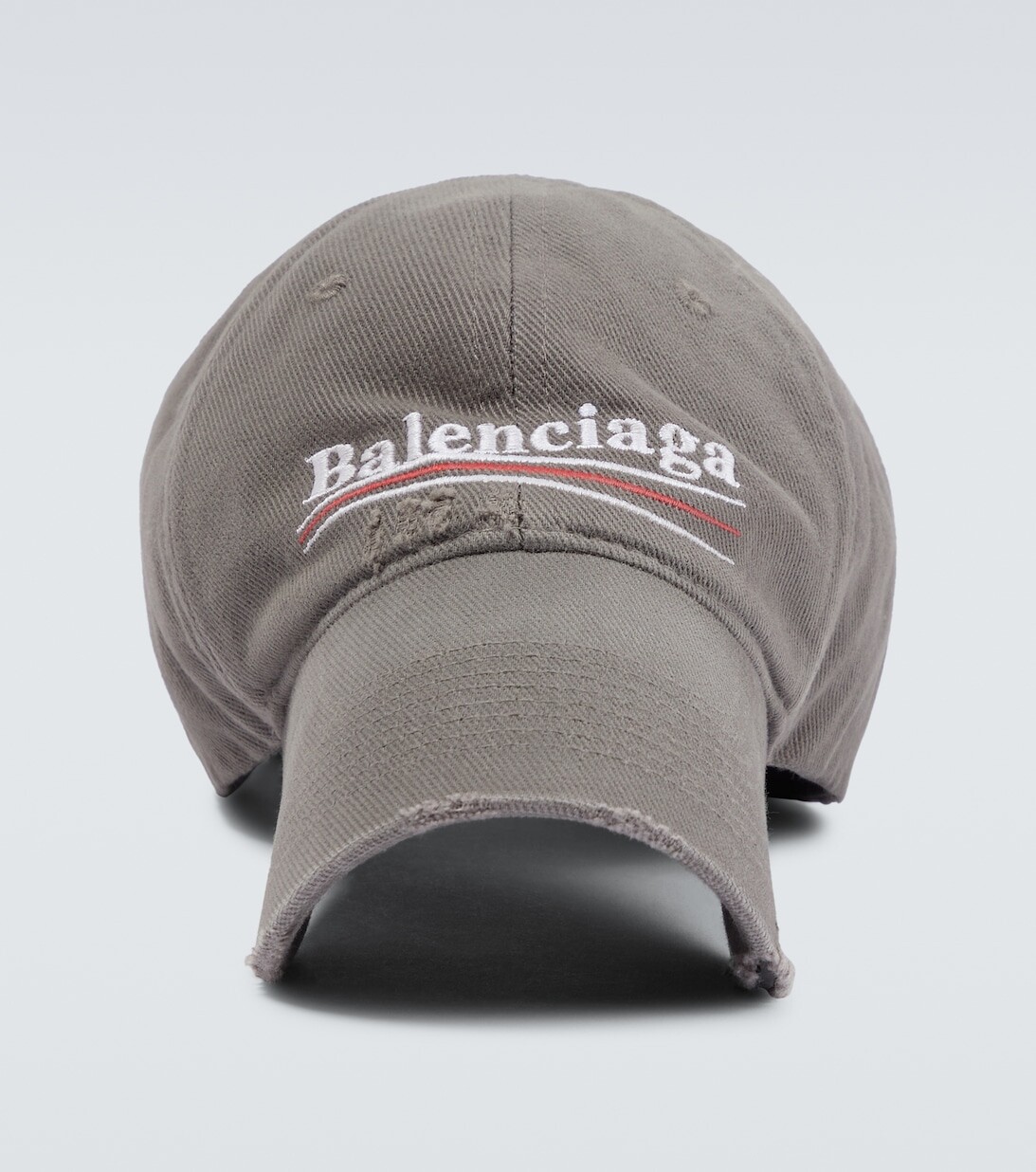 

Бейсболка Политическая кампания Balenciaga, серый