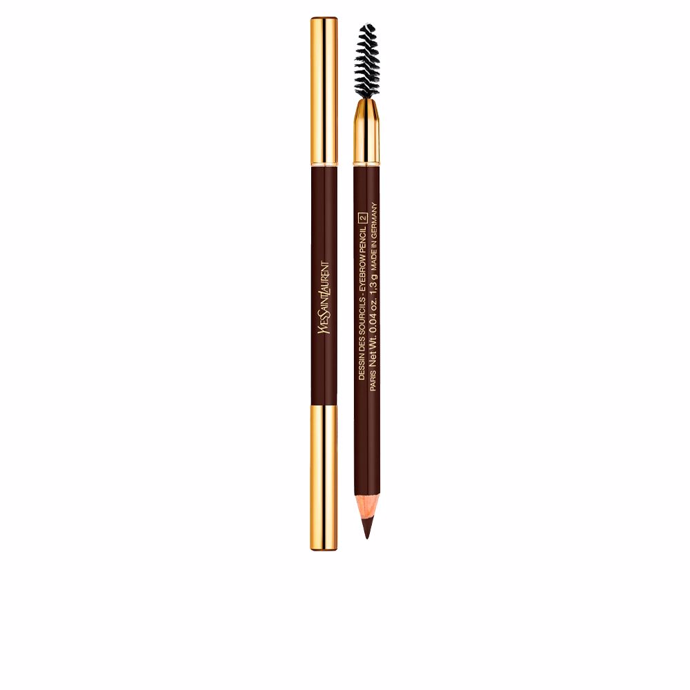 Краски для бровей Dessin des sourcils eyebrow pencil Yves saint laurent, 1,3 г, 2-dark brown карандаш для бровей guerlain карандаш для бровей le crayon sourcils