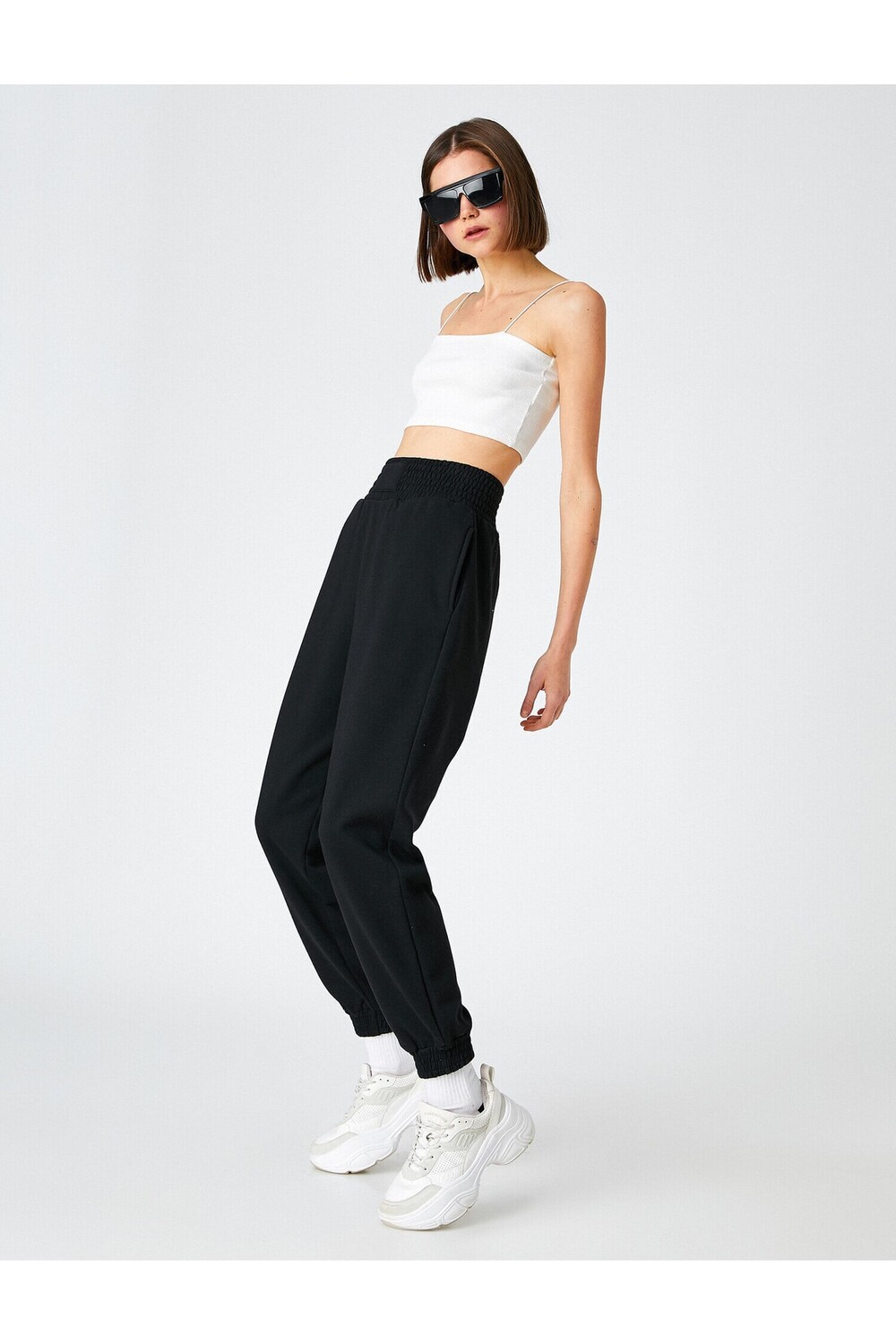 

Спортивные брюки Jogger с эластичным карманом на талии Koton, черный