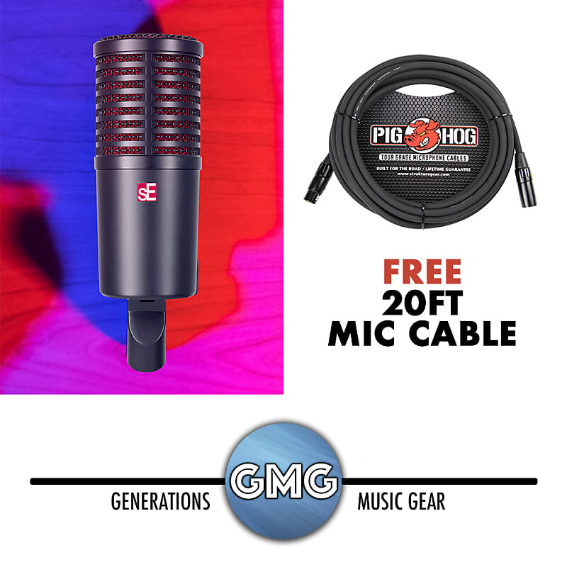 

Динамический микрофон sE Electronics Dynacaster Cardioid Dynamic Microphone