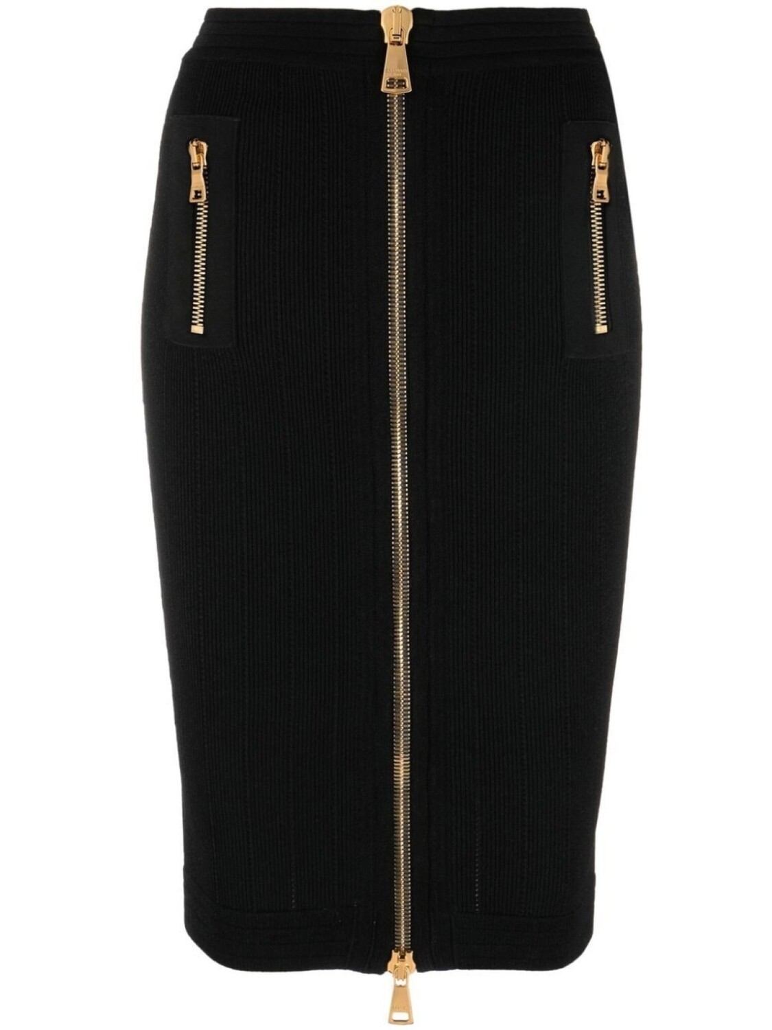 

Balmain юбка с молнией, черный