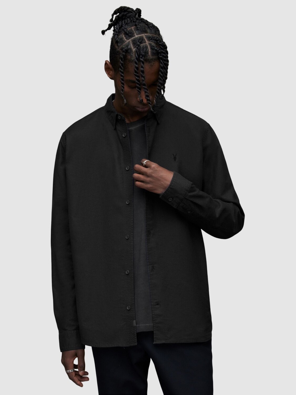 

Рубашка AllSaints Hermosa, черная