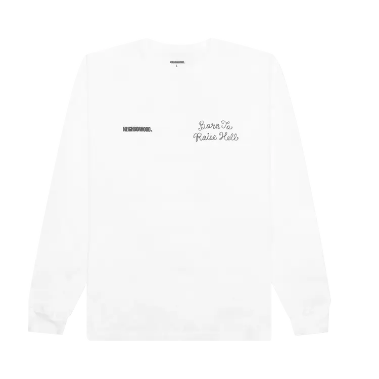 

Футболка Neighborhood Long-Sleeve 'White', белый