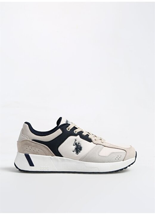 

Бежевые мужские замшево-кожаные кроссовки PETER SU 4FX U.S. Polo Assn., бежевый