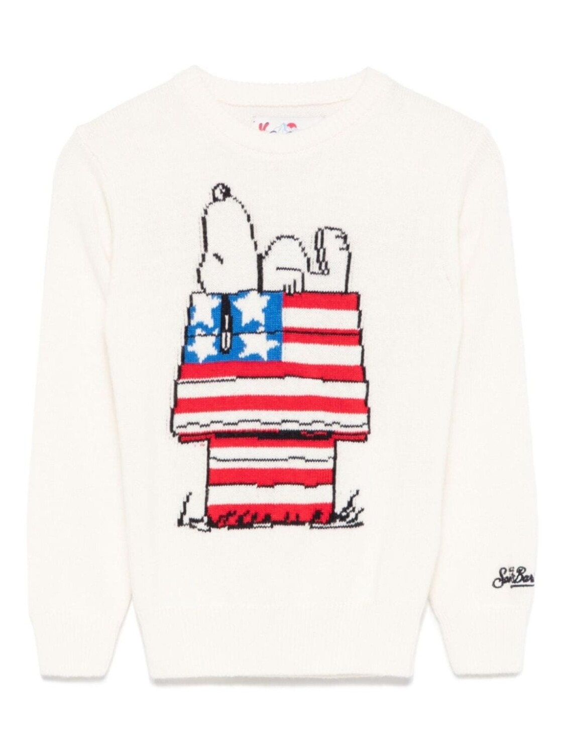 

Свитер Douglas из коллаборации с Peanuts MC2 Saint Barth Kids, белый