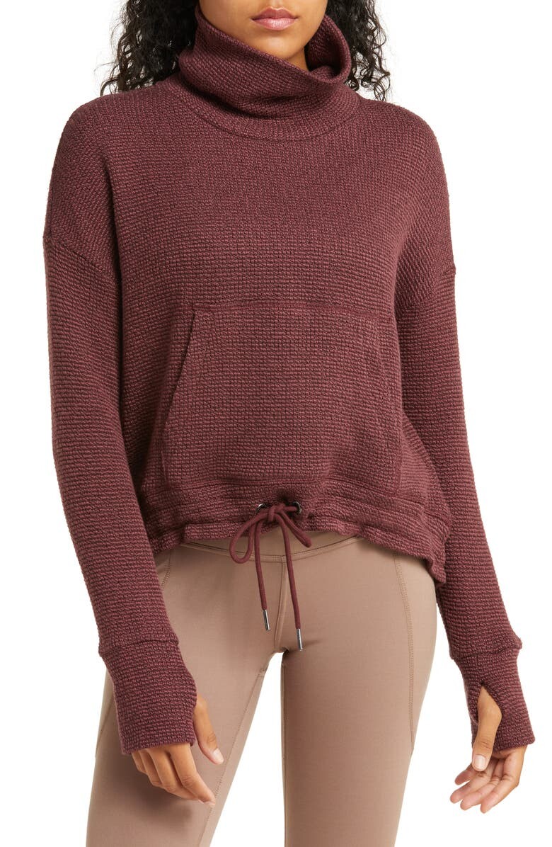

Толстовка из букле с воротником-воронкой SWEATY BETTY