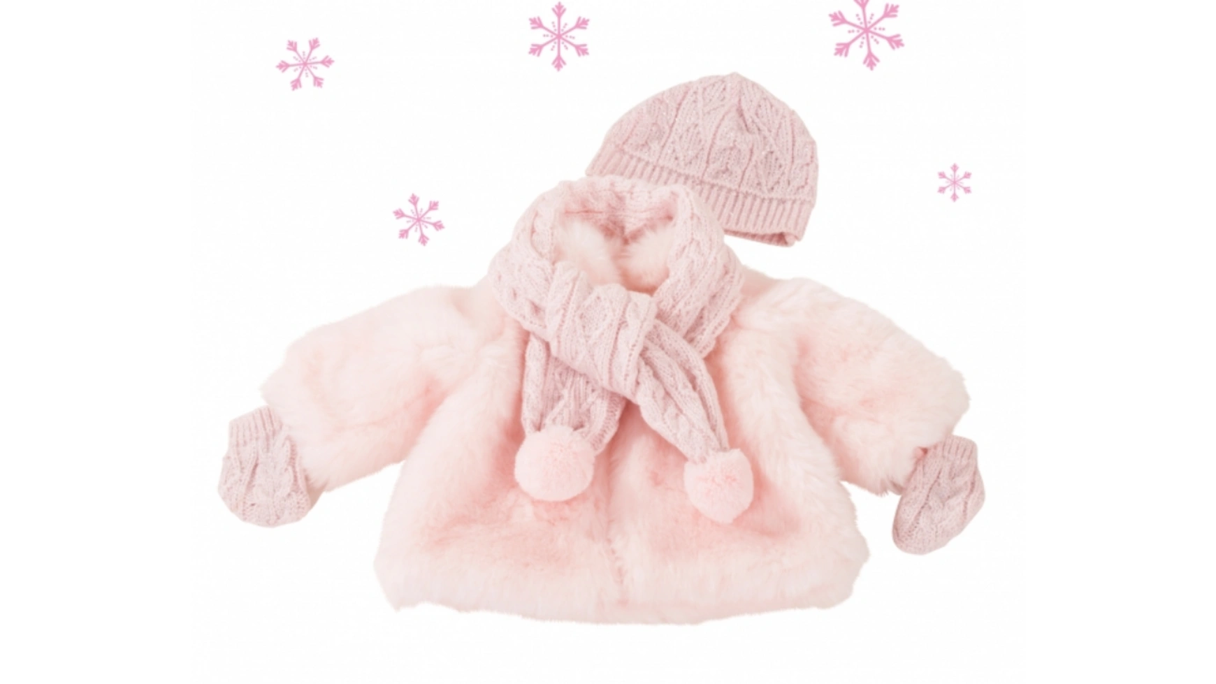 Зимний комплект furry christmas size xl Götz Puppenmanufaktur 20 см кукла идол игрушка плюшевая кукла наряд одежда подарок для девочек