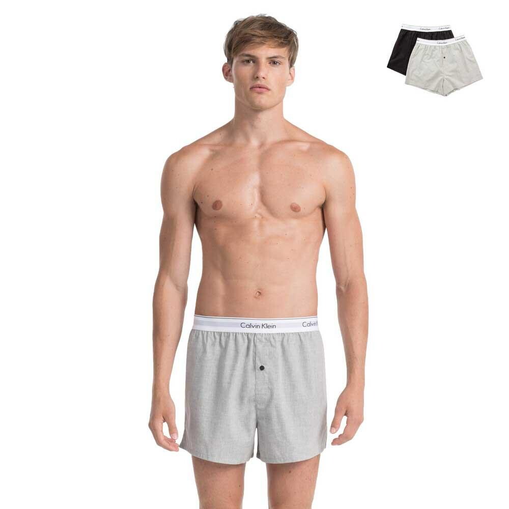 

Боксеры Calvin Klein Modern Cotton Slim 2 шт, черный