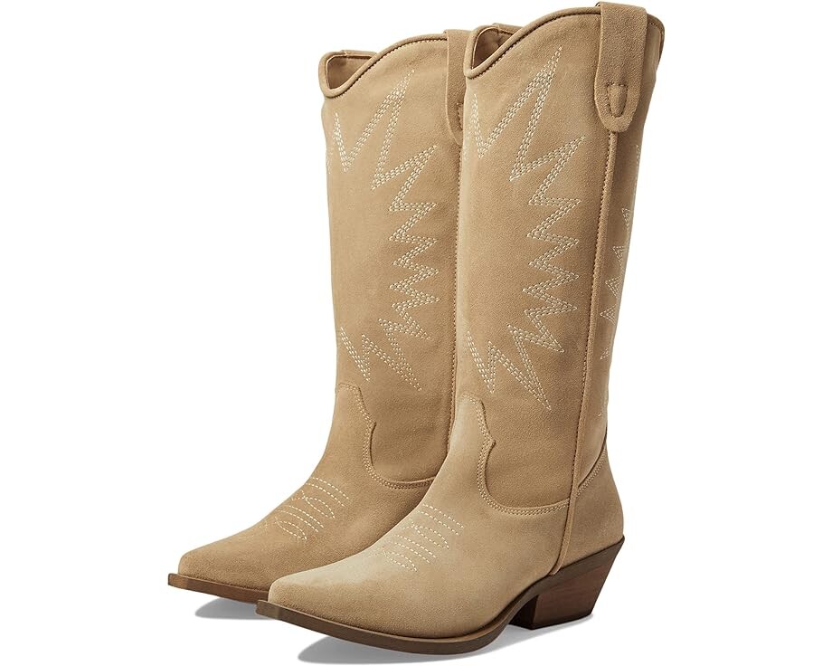 

Ботинки Steve Madden Lilibeth Western Boot, цвет Sand Suede