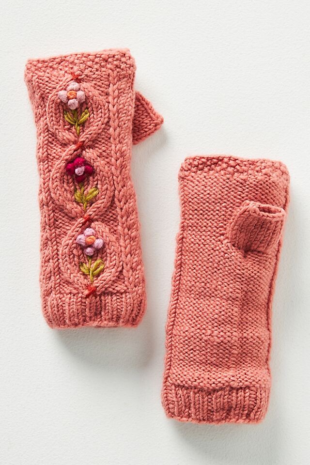 

Перчатки French Knot Tilly, розовый