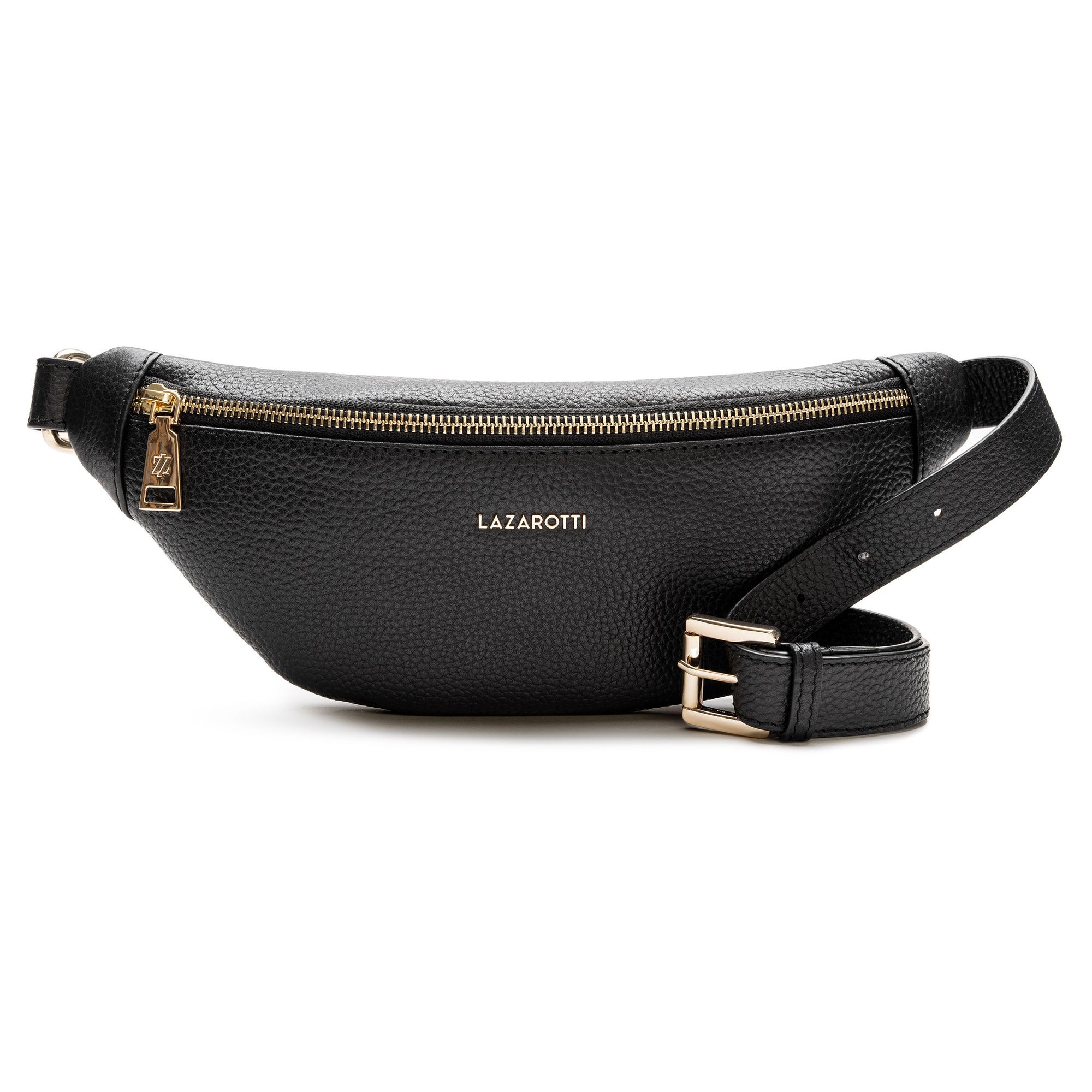 

Сумка через плечо Lazarotti Bologna Leather Gürteltasche Leder 31 см, черный