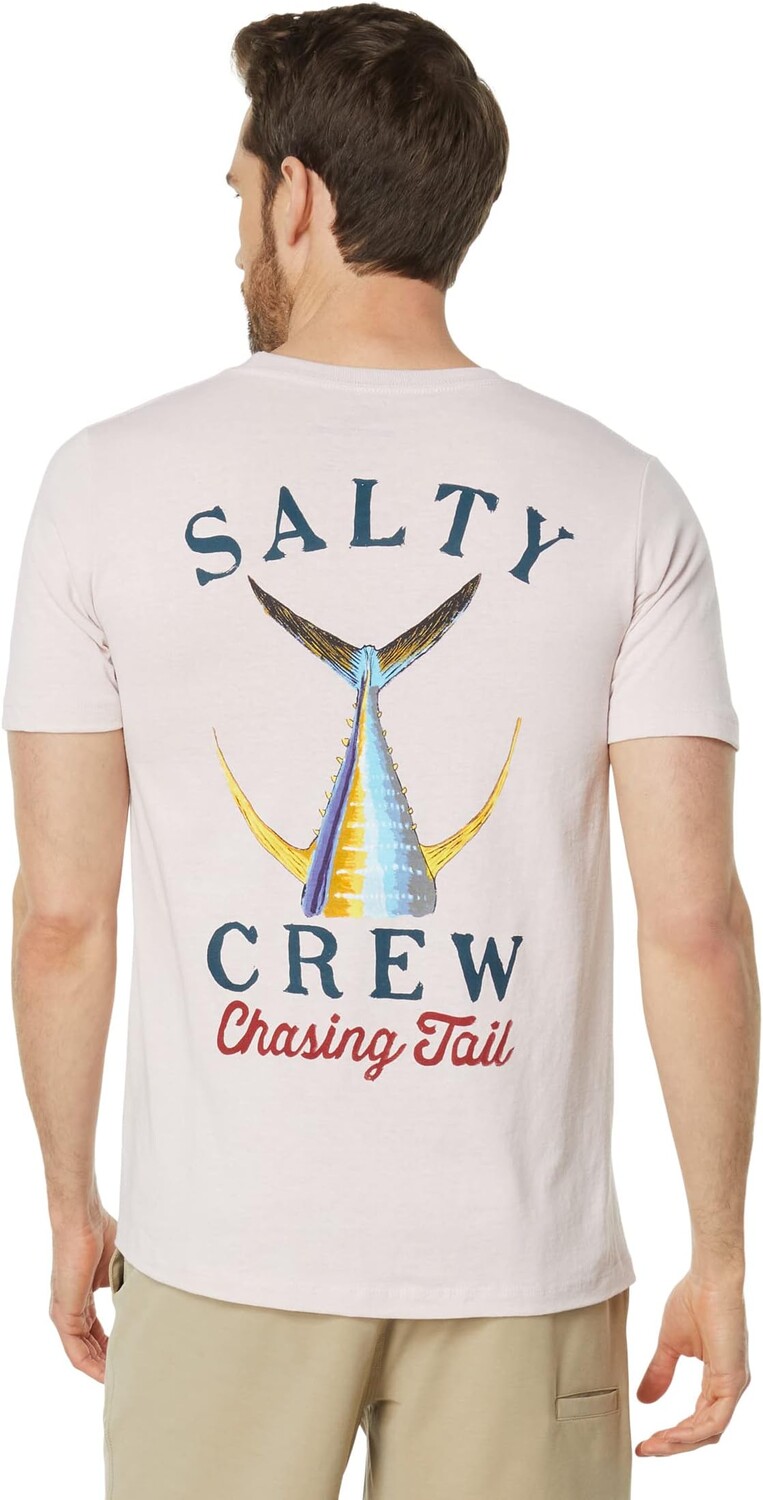 

Футболка с короткими рукавами и хвостом Salty Crew, цвет Lavender Heather