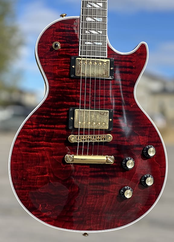 Электрогитара Gibson Les Paul Modern Supreme 2023 Wine Red Auth Dlr 9lb2oz #271 auth