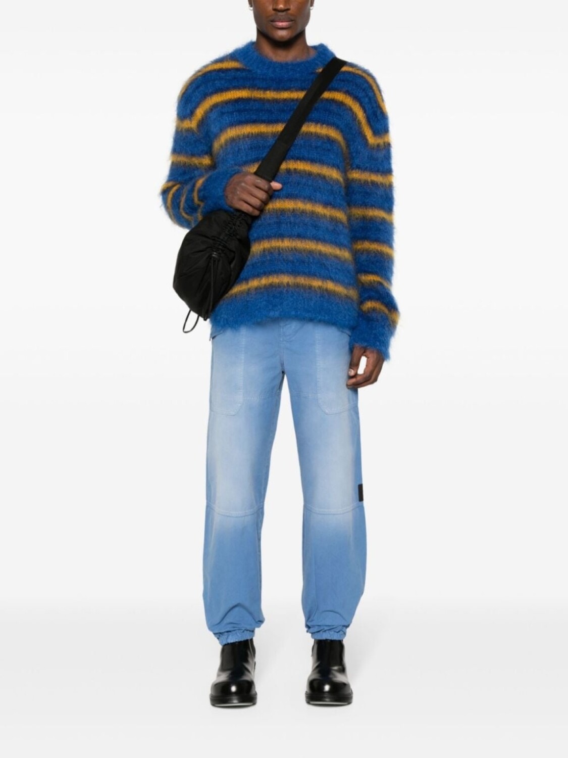 

LOEWE брюки карго с логотипом, синий
