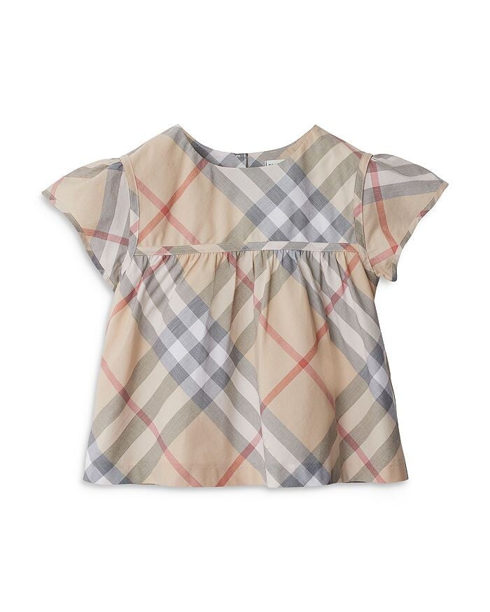 

Топ Burberry Zoey для девочек — Little Kid, Big Kid, коричневый/бежевый