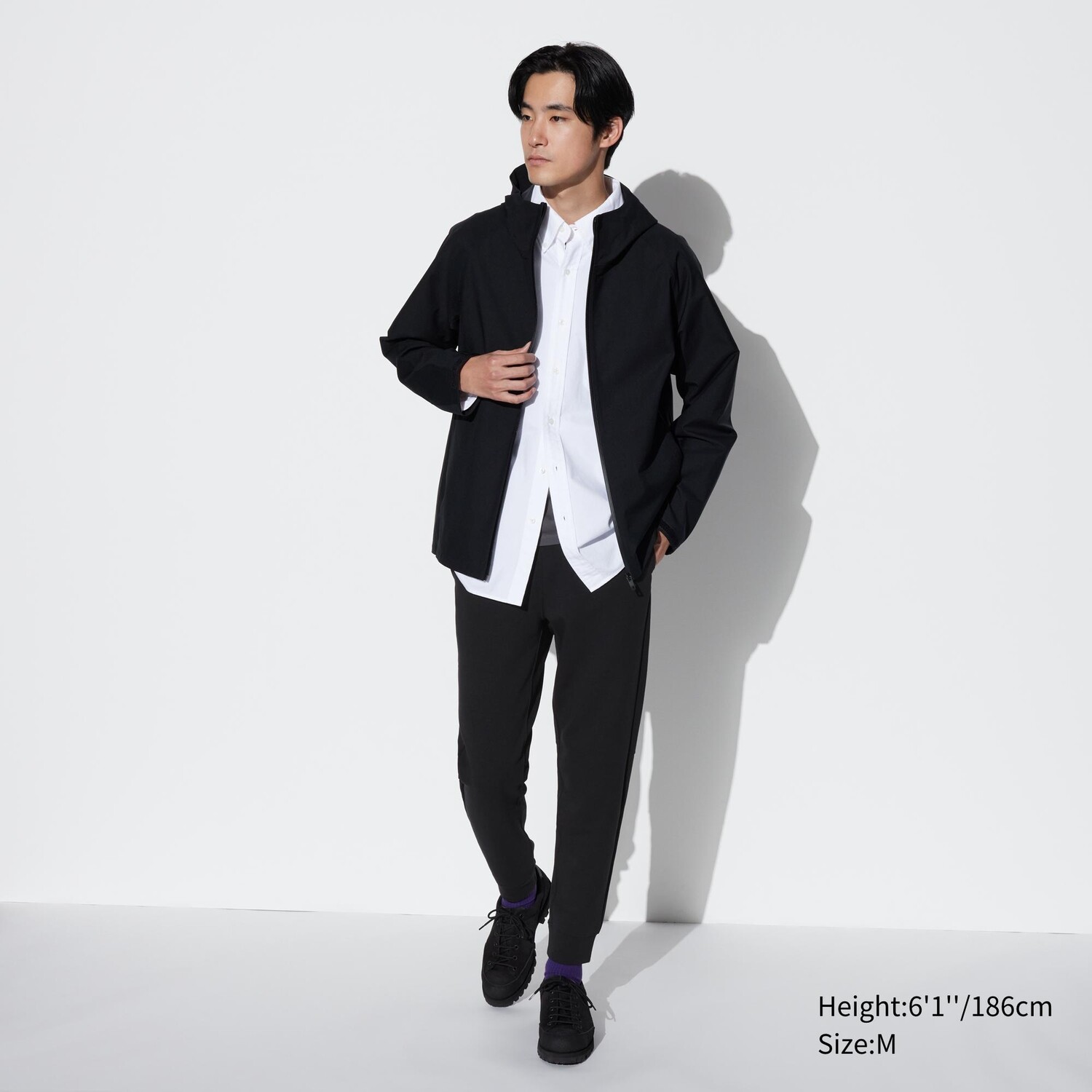 

Эластичные брюки для сухих джоггеров UNIQLO, черный