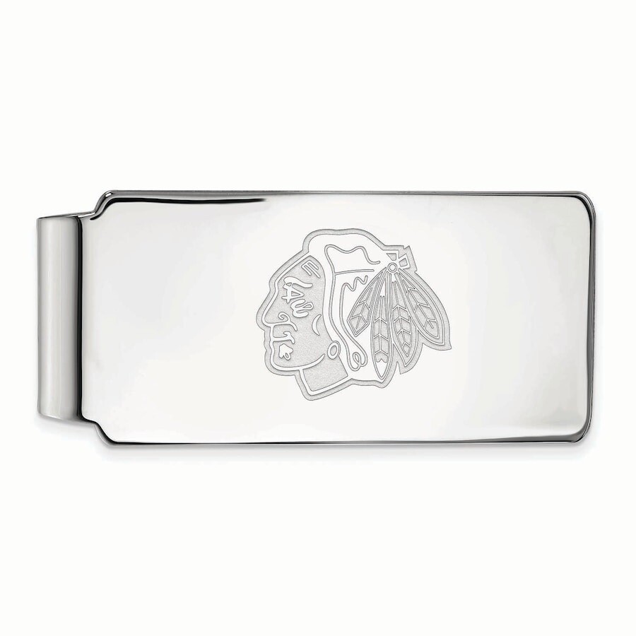 

Зажим для денег LogoArt Chicago Blackhawks, серебряный