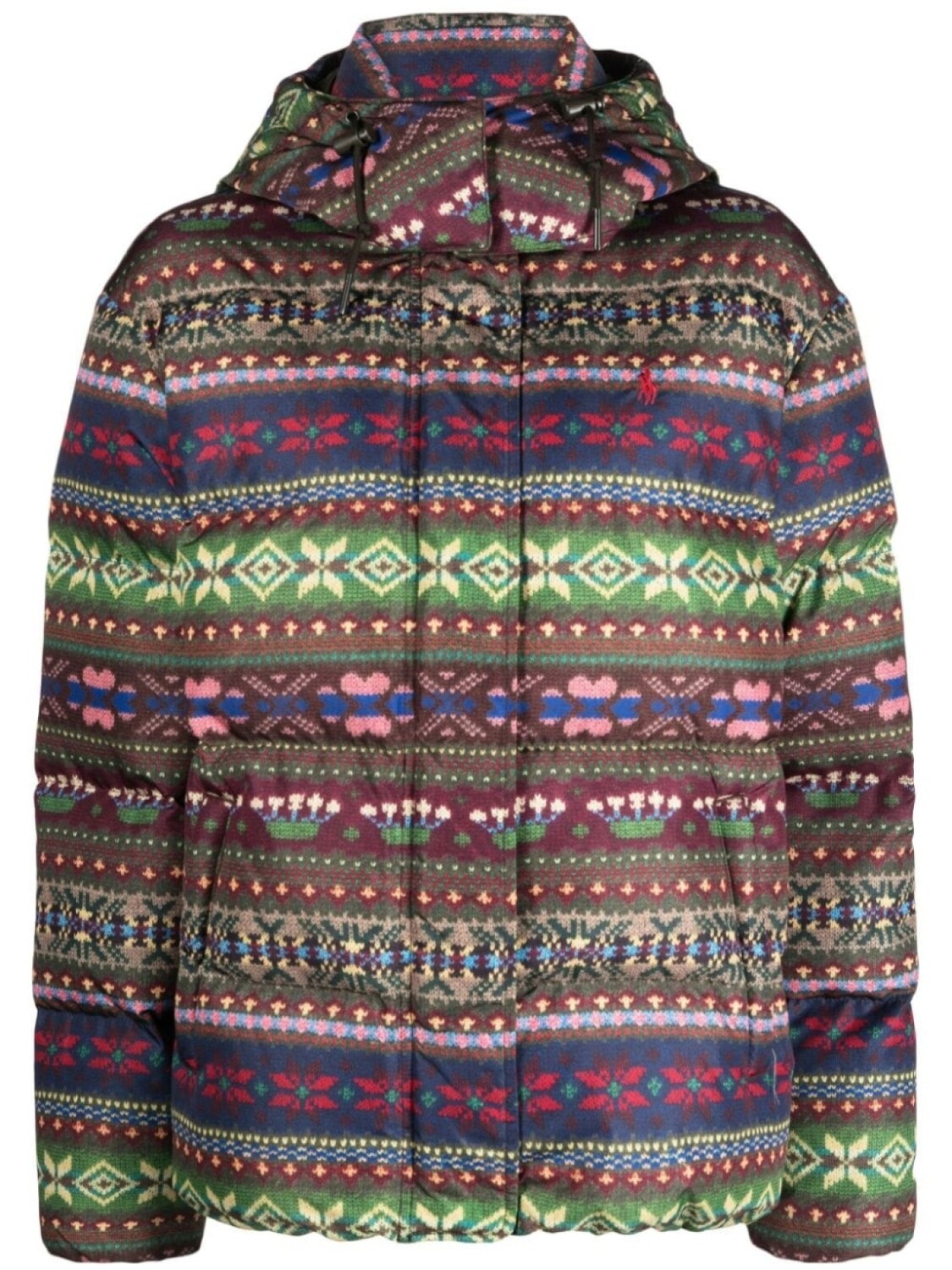 

Polo Ralph Lauren куртка с капюшоном и графичным принтом, зеленый